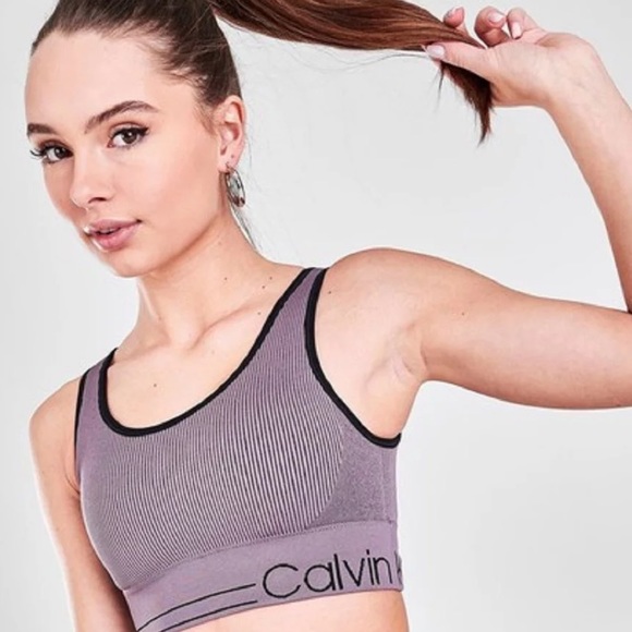 Calvin Klein Performance Other - Calvin Klein Womens Mid-Impact Sports Bra Purple Size M